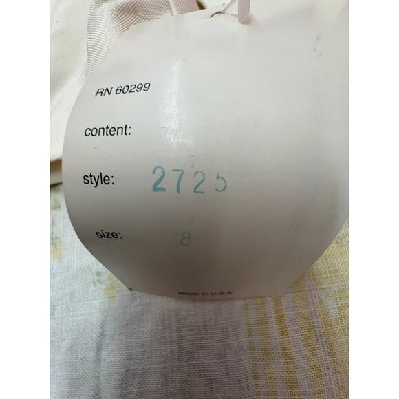 Noviello Bloom Silk 2‑Piece Pant Suit Size 8 Ivory Blush Made in USA Womens - Picture 7 of 16